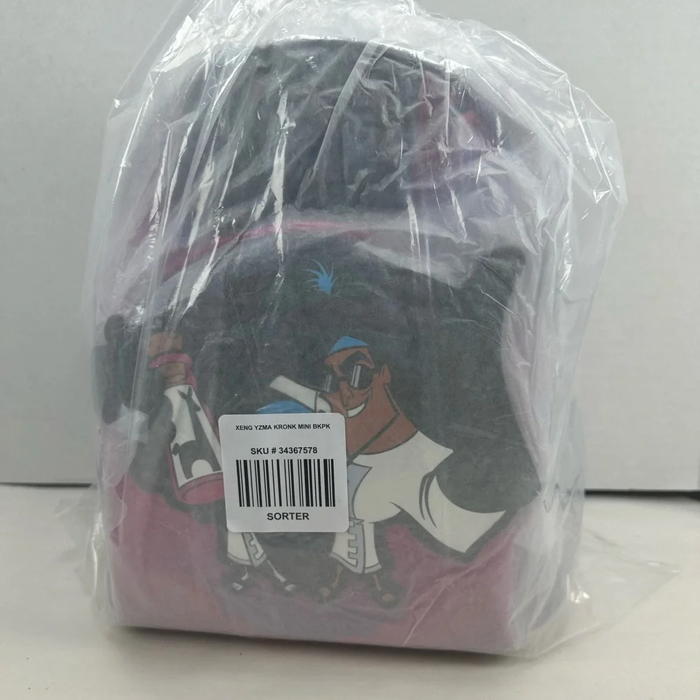 Loungefly Disney The Emperor's New Groove Kronk & Yzma Secret Lab Mini Backpack